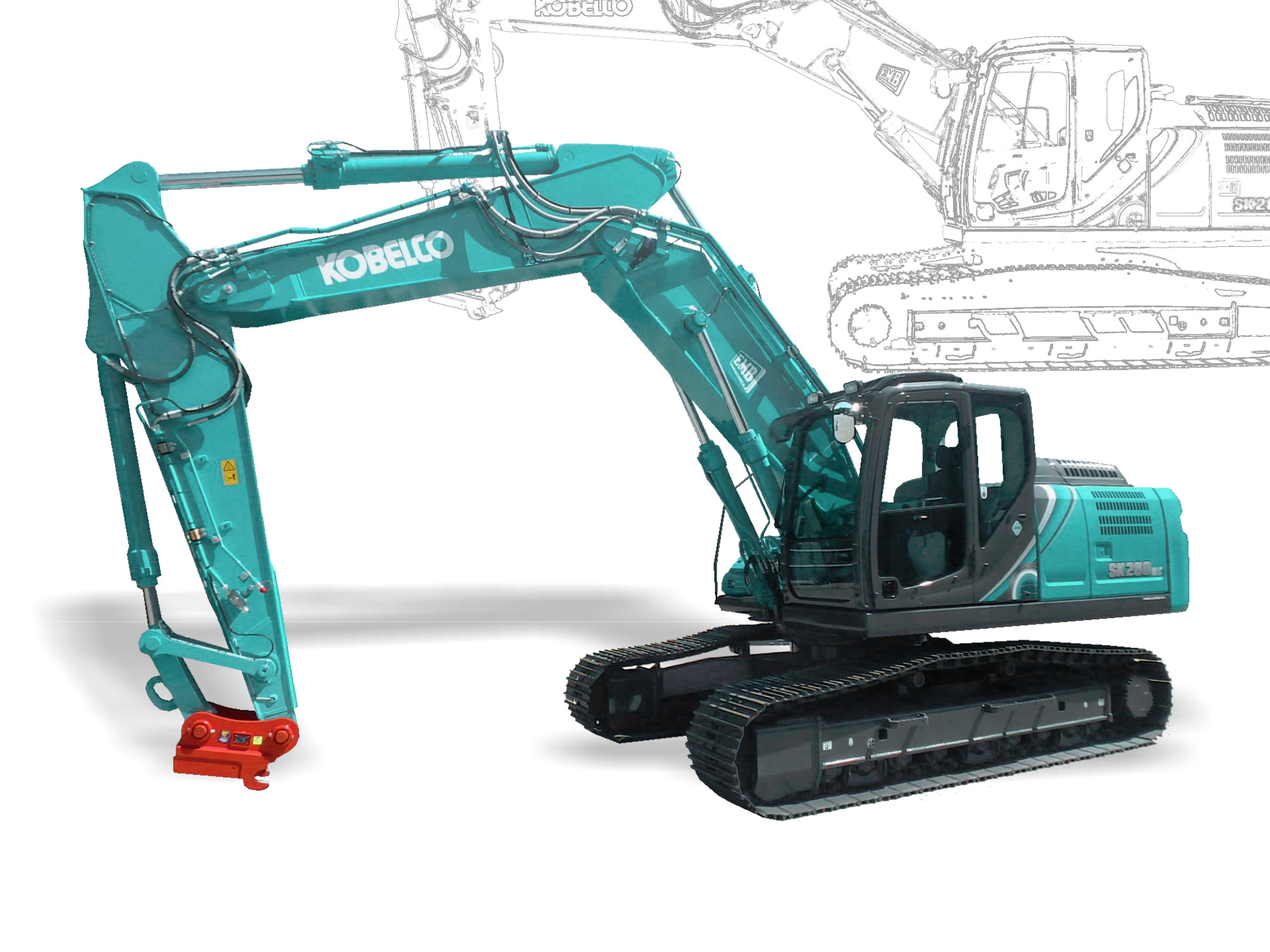 SK260LC/NLC-11 Verstellausleger